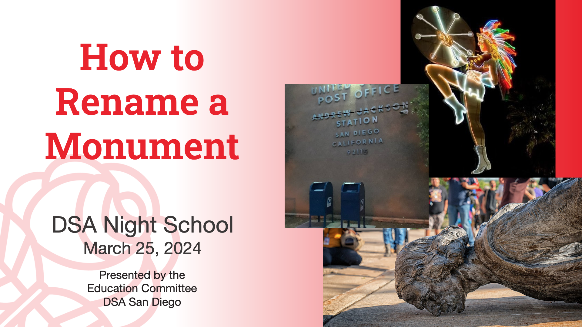 How to Rename a Monument